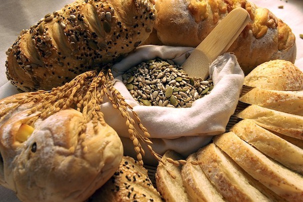 Abbildung verschiedener Brotsorten